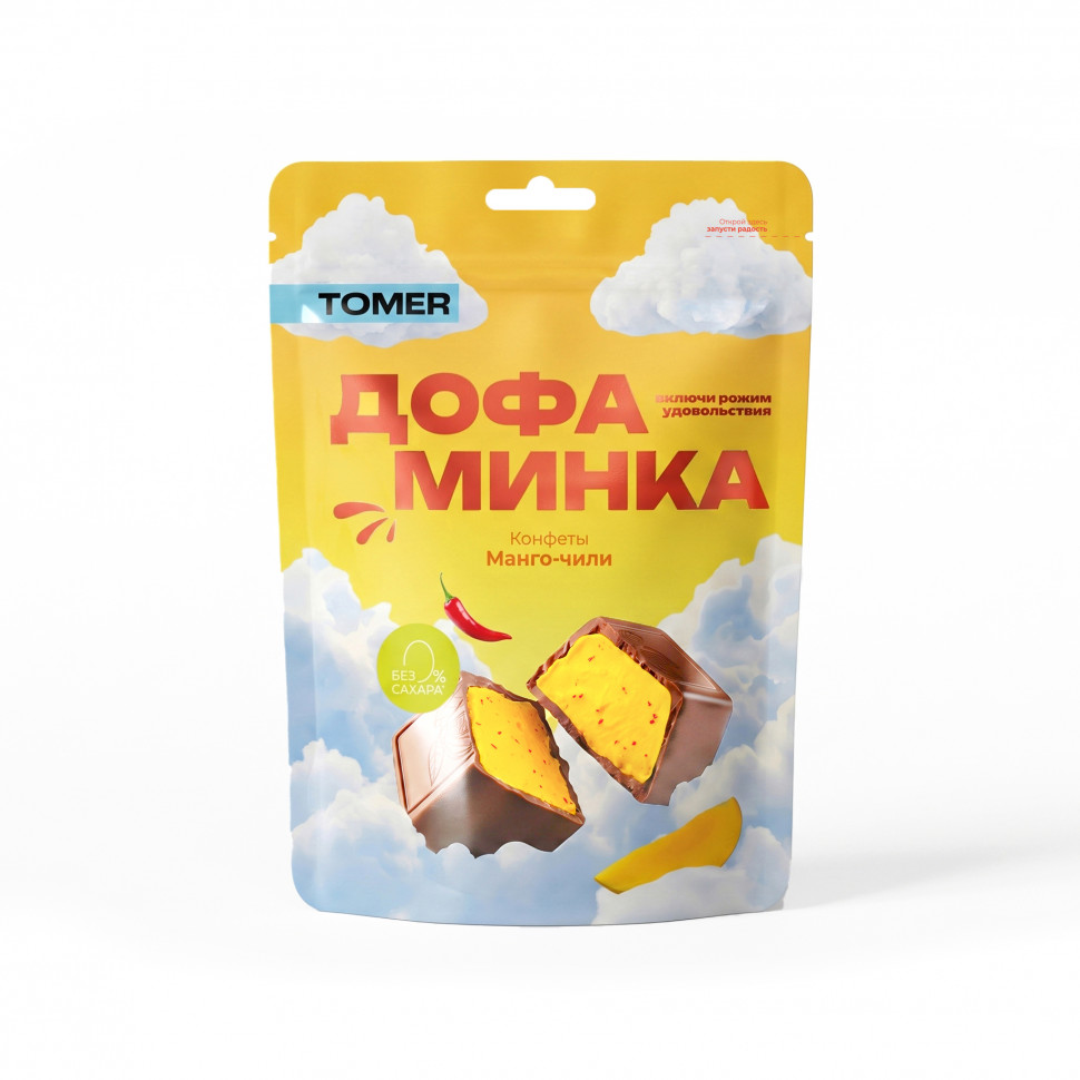 Фабрика Томер   Дофаминка Конфеты Манго-Чили, 125г  в Нижневартовске