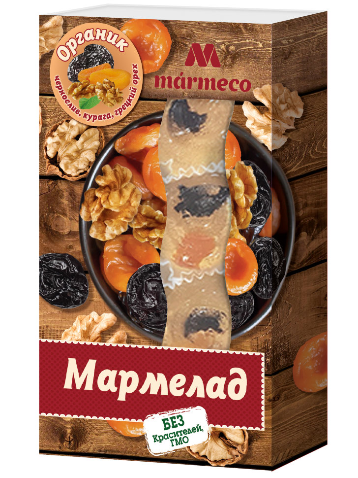  Мармелад "Органик"  Курага, Чернослив, грецкий орех, 180г  в Нижневартовске